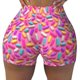 thumbnail image 2 of Fotbe Colorful Donuts 1 Shorts Sin Costuras – Shorts Deportivos de Cintura Alta para Mujer, Elásticos para Gimnasio, Yoga, Running o Ciclismo-Small, 2 of 8