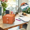 thumbnail image 6 of Desktop Storage Box Organizer Drawer,Stackable Large Capacity Sundry Container, Plastic Storage Box for Desk Accessories & Letter-Size Paper, 6 of 7