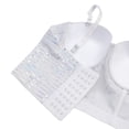 thumbnail image 5 of BUIGTTKLOP Sequin Corset Tops for Women with Built in Bra Lace Mesh Bustier Crop Top Sparkly Glitter Tube Party Tops, 5 of 6