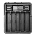 thumbnail image 1 of Bandeja Extensible Lab.G Para Cajones De Cocina 9 Compartimentos Negro Gris, 1 of 5