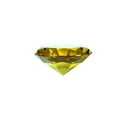 thumbnail image 2 of Tripact 100 mm Yellow Diamond Shaped Jewel Crystal Paperweight, 2 of 2