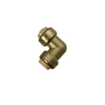 thumbnail image 2 of 5 Pcs XFITTING Push Fit 1/2 Inch x 1/2 Inch Push Fit Elbow, 27-3-3=5XX, 2 of 5