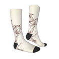 thumbnail image 4 of Lsque Cowboys Riding Horses In Desert Printed Crew Socks Men's Women's LightWeight Thin Casual Calf Socks ,Knee High Socks,Cotton Socks, 4 of 9