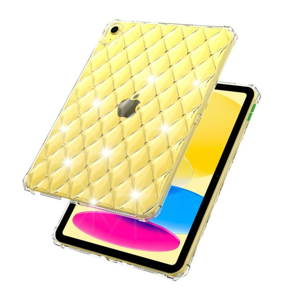Allytechgroup for Apple iPad 9th/8th/7th Generation Case Clear Back Transparent Soft TPU Shockproof Bumper Cover Crystal Silicone Gel Rubber Lightweight Shell for iPad 10.2 inch (2021/2020/2019),Clear