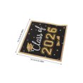 thumbnail image 2 of unbranded 64Ud Servilletas Para Graduación Clase De 2026 En Color Negro Para Eventos Y, 2 of 6