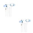thumbnail image 2 of Bearachild Auriculares con cable en el oído Reducción de ruido Bolsillo Viajes Deportes Caminar Música Reproducir TV Tablet Auriculares con Azul 2Conjunto, 2 of 6
