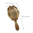 thumbnail image 5 of Zoyueyie Vintage Handheld Mirror Embossed Hand Held Mirror Makeup Mirror Vanity Mirror Hand Mirror, 5 of 11