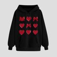 thumbnail image 2 of Inverlee Valentine's Day Sweatshirts for Women Sweet Love Heart Graphic Sweatshirts Soft Pullover Sweater Tops Crewneck Tunic Long Sleeve Shirts for Women, 2 of 5