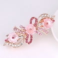 thumbnail image 2 of Vjnyvs Rhinestone Pearl Hair Clips, Metal Hair Clips Antique Crystal Barrette Women's Hair Accessories for Bridal Wedding, 2 of 7