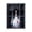 A, variant on Halloween Decorations Window Cover, Halloween Party Decorations Spooky Window Curtain for Door Wall Display, Halloween Decor Background Accessory for Holiday Events, Seasonal Home Decoration