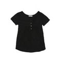 thumbnail image 6 of Viworld Women's Loose T-Shirt Short Sleeve Casual Tops Blouse Tee Plus Size, 6 of 6