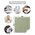 thumbnail image 5 of Boanket Sage Green Cloth Napkins Set of 6, Holiday Napkins for Baby Shower, Farmhouse Sage Green Decor Washable Reusable Dinner Napkins for Cocktail Wedding Party, 20 x 20 Inch, 5 of 7