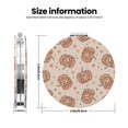 thumbnail image 3 of Picia Groovy Disco Pumpkin for Compact Vanity Mirror , Travel Makeup Mirror , Portable Magnifying Cosmetic Mirror for Daily, Work, Business-Round Shape, 3 of 9