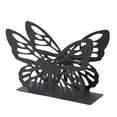 thumbnail image 4 of CarpNettore Butterfly Napkin Holder Metal Freestanding Tissue Dispenser Stable Base Tabletop black, 4 of 9