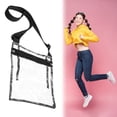 thumbnail image 3 of Bolso Transparente De Tpu, Bolso Cruzado Multiusos, Bolso De Mensajero Transparente Ligero Con Correa Ajustable Para Exteriores, Oficina, Escuela, Estadio Speravity HA016709-00, 3 of 6