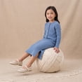 thumbnail image 3 of Cushionaire Darla Kids Mesh Mary Jane Ballet Flats, Girls Shoes with Buckle, 3 of 19