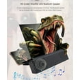 thumbnail image 2 of Anti-Blue Light 3D Screen Magnifier with Bluetooth Speaker, Expander HD Portable Movie Video Game Screen Amplifier with Foldable Holder Stand, Support All Smartphones, 2 of 6