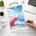 thumbnail image 3 of FORMRS Acrylic Clipboard with Low Profile Clip Standard A4 Letter Size, 12.5" x 9", Peacock, 3 of 8
