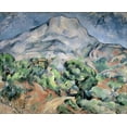 thumbnail image 2 of Cezanne, Paul 18x15 Gold Ornate Wood Framed with Double Matting Museum Art Print Titled - Mount St. Victoire, 2 of 4