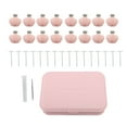 thumbnail image 2 of 16pcs Duvet Cover Fasteners Flower Shaped Anti Slip Pins Grippers, Lightweight Clips, Decorative Design, Easy Customization, Versatile Application,  Unlock, 2 of 8