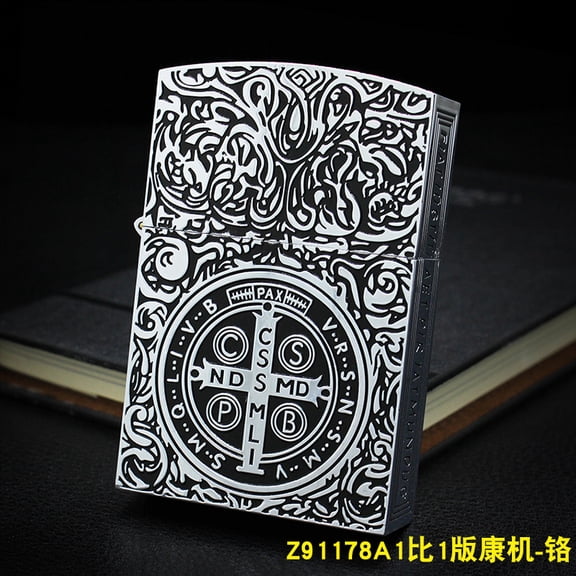 Bbsisgo Kerosene lighters, Candle lighters, Gift lighters for men and women(Without fuel),Constantine Silver