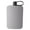 Grey:capacity/500ml, variant on Ikoopy Flat Water Bottle Stainless Steel Integrated Cap Design Portable 500 ML Flask for Outdoor Sports Travel Present for Friend Couple
