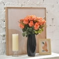 thumbnail image 4 of Artificial Roses Flowers Fake Silk Rose Bouquet 12 Heads 2 Packs of Realistic Blossom Roses for Home Wedding Party Floral Decoration Table Centerpieces, Black, 4 of 5