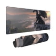 thumbnail image 2 of Pofeuu Black Dragon Cliff Dawn Print Desk Mat for Keyboard and Mouse，Computer Desk Matt for Desktop，Large Mouse Pad for Desk，Desk Pads on Top of Desks 12x31.5in, 2 of 8