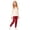 01_Wine, variant on QUOTAY Winter Girls Lined Leggings Thickened Thermal Tights Soft Stretchy Base Layer Girls Pants for Toddler to Big Kids 0-17 Years 02_Brick Red,3-4 Years