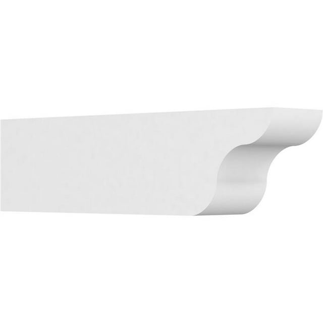 Ekena Millwork RFTP06X08X30CAR 8 x 6 x 30 Po Carmel Standard Qualité Architecturale PVC Queue de Chevron