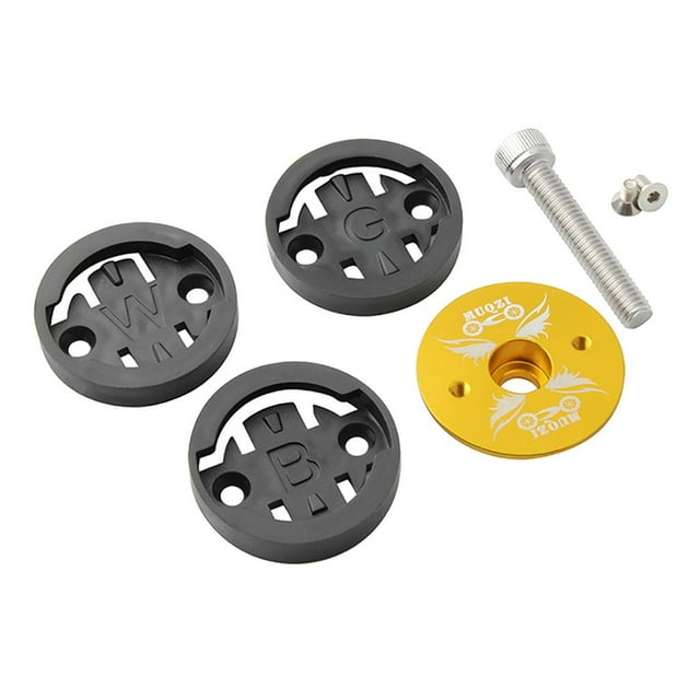 Soporte sólido para ordenador de bicicleta Zulema Tapa superior de potencia de bicicleta dorado