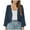 Dark Blue, variant on ShiShine Women's Shrug Soft Open Front Sheer Long Sleeve Cropped Cardigans for Evening Dress