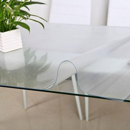 

Transparent plastic tablecloth soft glass plastic soft rubber table mat waterproof table cloth household table mat furniture