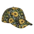 thumbnail image 3 of Balery Baseball Cap Adjustable Size for Running Workouts and Outdoor Activities All Seasons Dad Hat(Sunflowers), 3 of 9