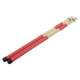 thumbnail image 1 of 2pcs Durable Música Práctica Cepillos de Tambor de Bambú Palos de Percusión Rojo, 1 of 9