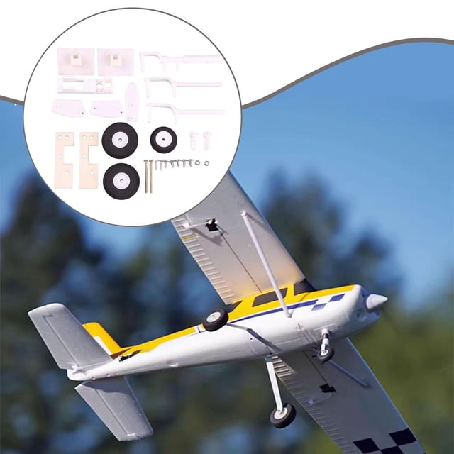 Kit de ruedas de tren de aterrizaje, amortiguadores de nailon, accesorios para maquetas de aviones, reemplazo directo, profesional, fácil de instalar,