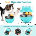 thumbnail image 2 of Cat Toys, Interactive Toys for Cats, Cat Snack Ball with Adjustable Opening and Two Rolling Balls, 2 of 6
