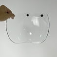 thumbnail image 4 of Retro 3 Snaps Bubble Visor for Open Face Helmets Vintage Shield Accessories, 4 of 5
