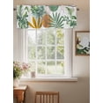 thumbnail image 3 of Kitchen Valances for Window, Watercolor Turtle Backwood Light Filtering Rod Pocket Valance Curtain, Bohemian Art Pink Line &nbsp;Short Curtains Window Topper for Bedroom Bathroom Living Room 54x18in, 3 of 7