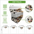 thumbnail image 5 of Cute Dog Table Runner Linen Burlap Table Runner 60 Inches Long Modern Funny Puppy Animals Portrait Artwork Dresser Scarves for Kitchen Island Coffee Dining Party Wedding Banquet Holiday Decor 13"x60", 5 of 8