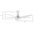 thumbnail image 3 of Carro Woodrow 52-inch Smart Ceiling Fan with Remote, Light Kit Included White, 3 of 7
