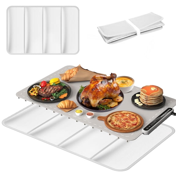 Heat Resistant Mat for Countertop 15.7x23.6 Inch Foldable Waterproof Hot Pad for Air Fryer Coffee Maker Oven Non Slip Kitchen Appliance Mat
