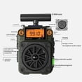 thumbnail image 2 of HanRongDa HRD-777 FM MW SW VHF WB Full-Band Bluetooth Radio, 2 of 5