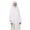 White, variant on Double Layer Lavender Khimar | 40 inches front with 56 inches back – Premium Faux Georgette | Built-in Niqab | Lightweight, Full Coverage | Modest, Ready to Wear Hijab