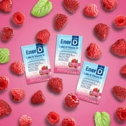 Ener-C Ener-D, Vitamin D3, Hydrating Effervescent Drink Mix, Sugar Free, Raspberry, 1,000 mg, 24 Packets