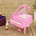 thumbnail image 3 of Yuhsdv Dancing Ballerina Music Box - Wind Up Musical Jewelry Box with Rotating Figures, Birthday Gift for Girls, Women, Home Decor  (Pink), 3 of 8