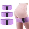 thumbnail image 1 of Bandas de resistencia de tela para hacer ejercicio: bandas para glúteos para mujeres y hombres, 1 of 5