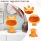 thumbnail image 3 of Figura decorativa de resina Ehuebsd para almacenamiento de gato de la fortuna naranja, 3 of 8