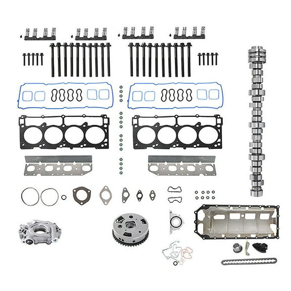 SUSUCAR for Ram 1500 5.7L Hemi 09-19 MDS Lifters Kit Camshaft Oil Pump vvt Gaskets Bolts