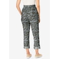 thumbnail image 3 of Woman Within Plus Size Convertible 2-in-1 Cargo Pant & Capri Elastic Waist, 3 of 6